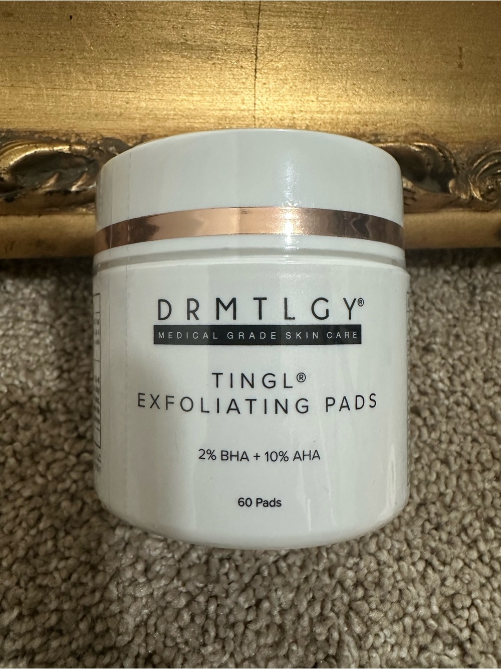 NWT Drmtlgy TINGL Exfoliating Toner Pads 2% BHA + 10% AHA 60 Pads $38